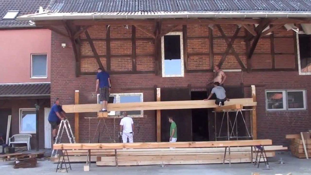 Aufbau Der Unterkonstruktion Balkon  Youtube von Anbaubalkon Holz Selber Bauen Bild