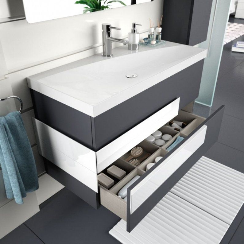 Badezimmer   Moderne Dekoration Waschbecken von Moderne Waschtische Mit Unterschrank Photo