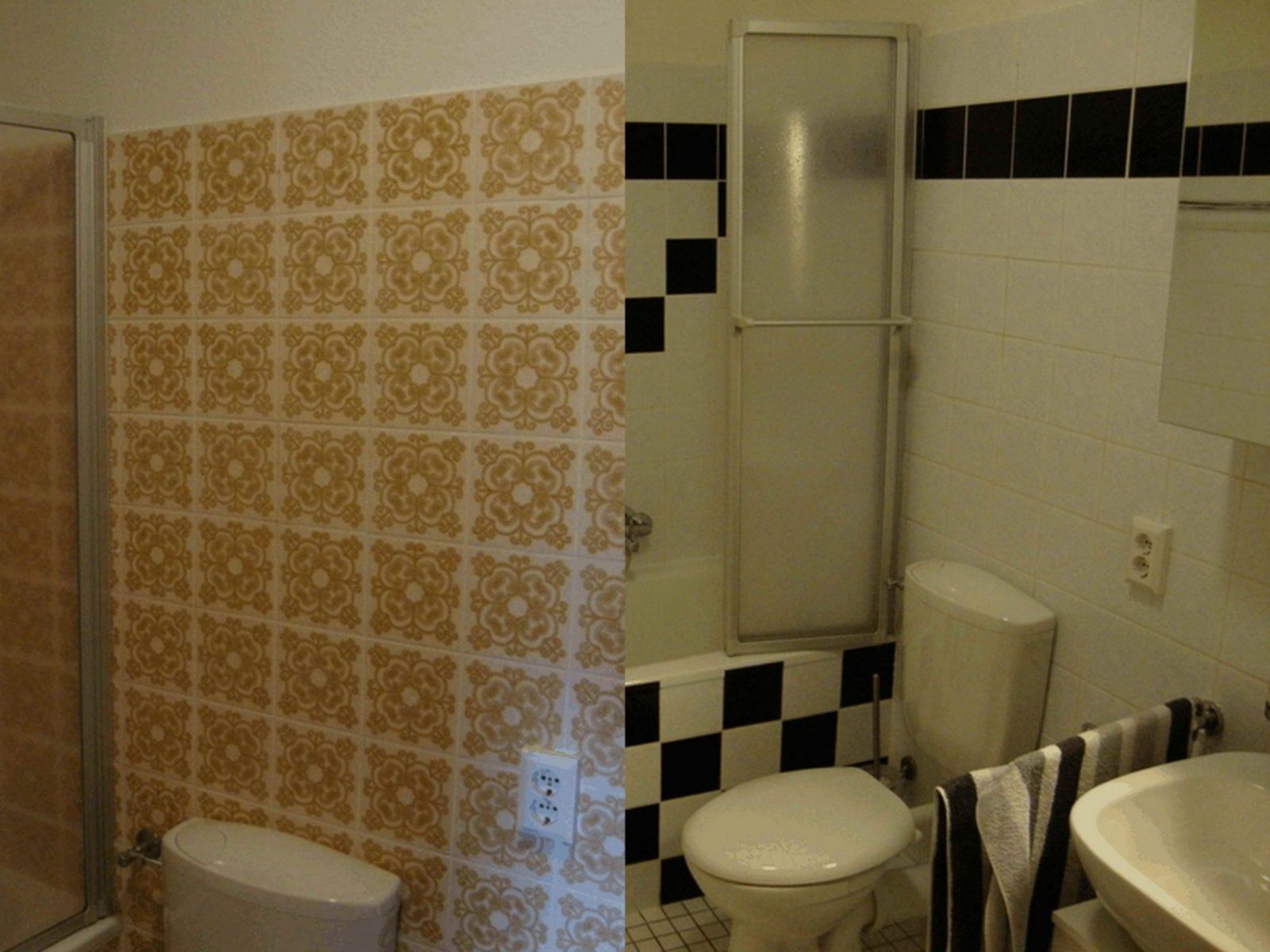 Beautiful Badezimmer Überkleben 7 Fliesen Überkleben U2013 von Fliesen Überkleben Vorher Nachher Bild