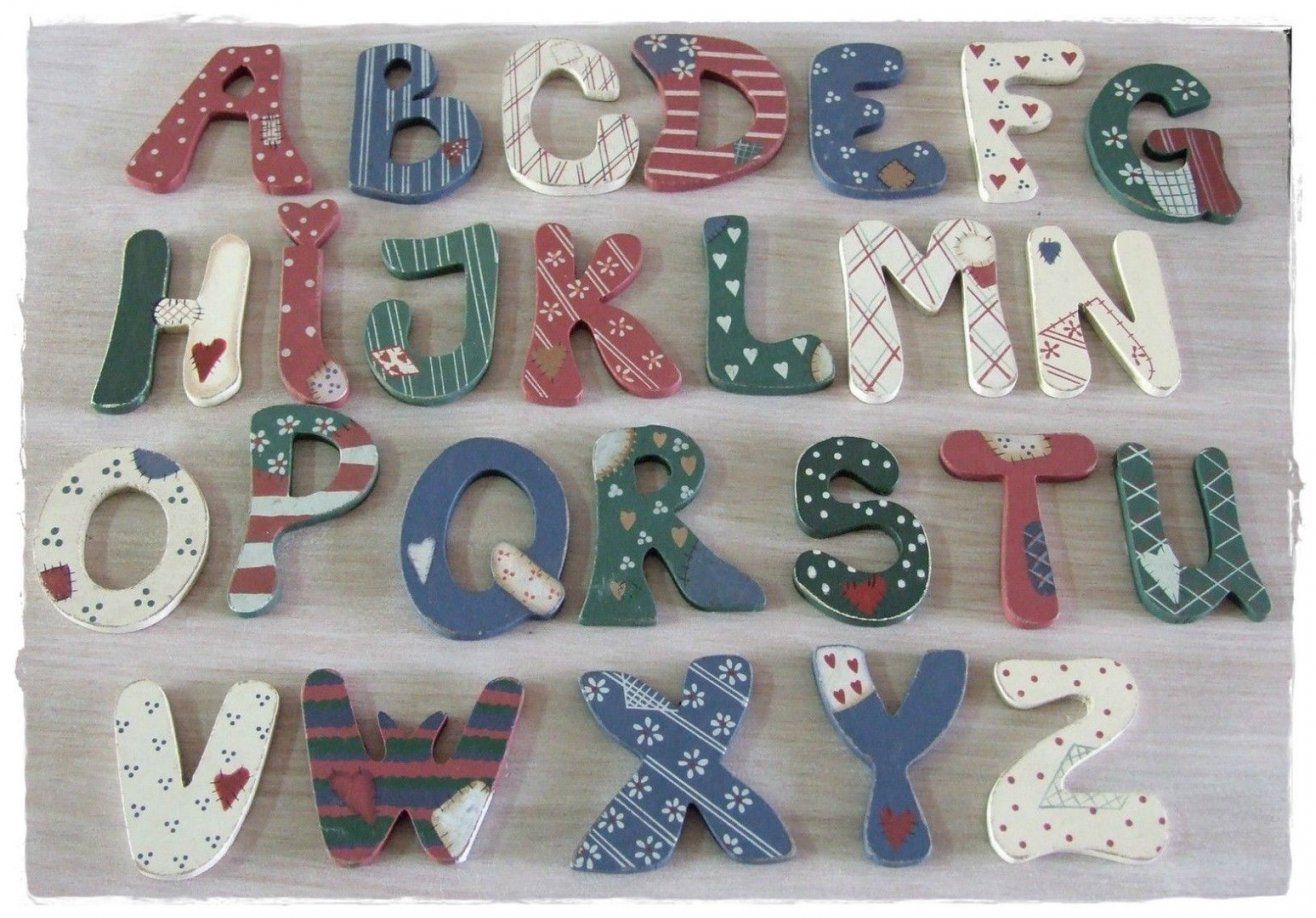 Buchstaben Holzbuchstaben Für Kinderzimmer &amp; Co Motivauswahl Nl von Buchstaben Kinderzimmer Selber Machen Photo