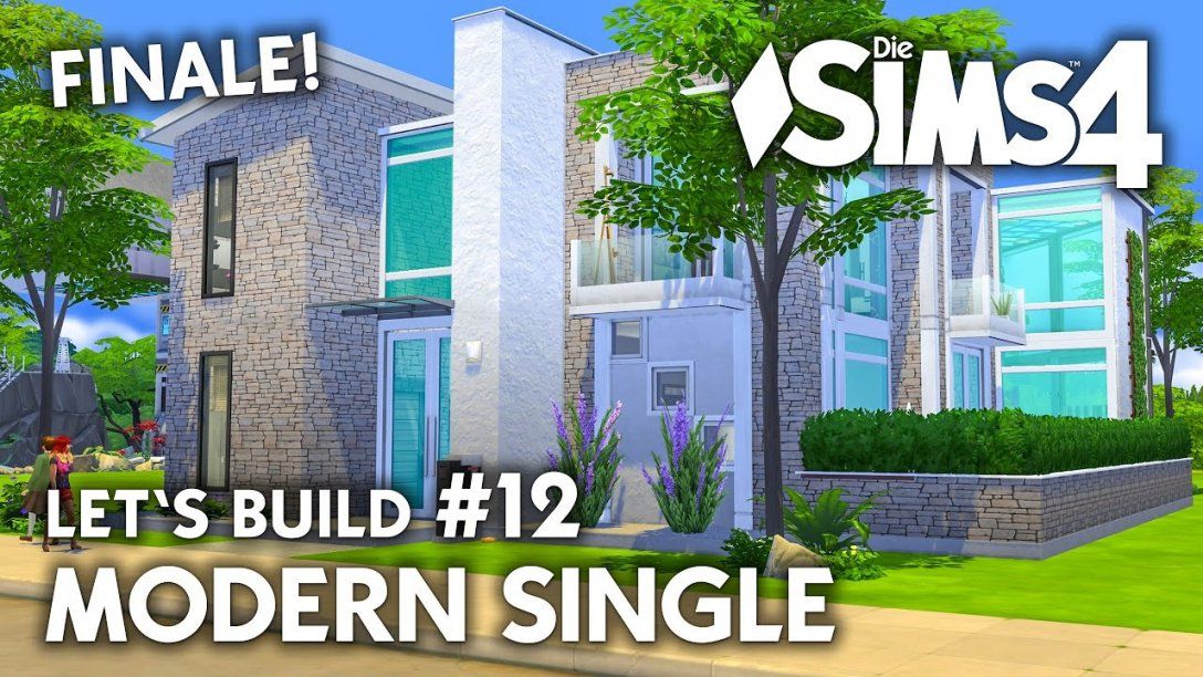 Die Sims 4 Haus Bauen  Modern Single 12  Let's Build (Deutsch von Sims 4 Häuser Zum Nachbauen Bild