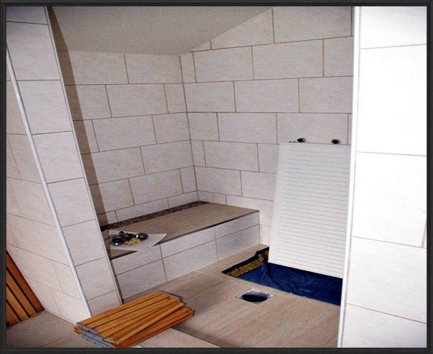 Ebenerdige Dusche Selber Bauen Begehbare Dusche Bauen Inside von Sitzbank Dusche Selber Bauen Photo