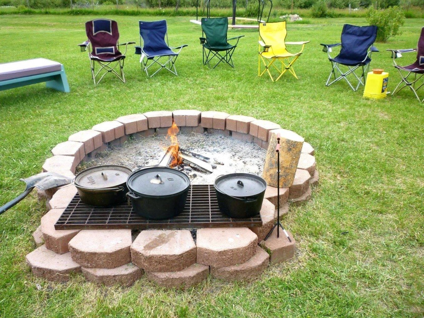 Elegant Feuerstelle Garten Outdoor Cooking Idea Feuerstelle Im von Feuerstelle Im Garten Bauen Bild