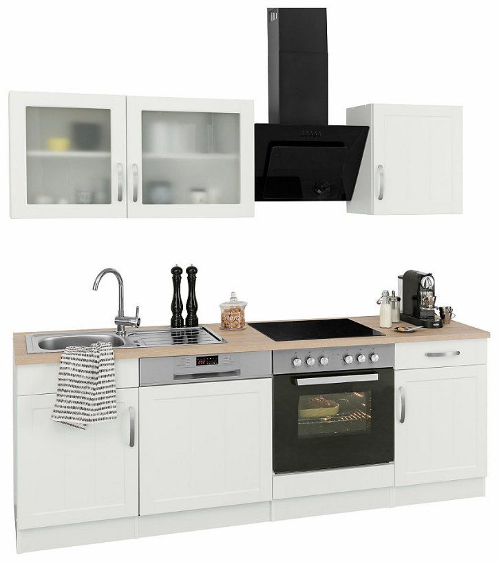 Held Möbel Küchenzeile Ohne Egeräte Lund Breite 220 Cm Bestellen von Küchenzeile 220 Cm Ohne Geräte Photo