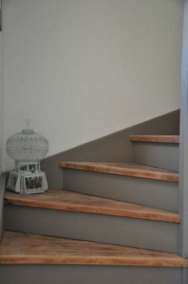 Ideen  Kühles Treppen Fliesen Streichen Treppensanierung Neue von Treppe Streichen Welche Farbe Bild