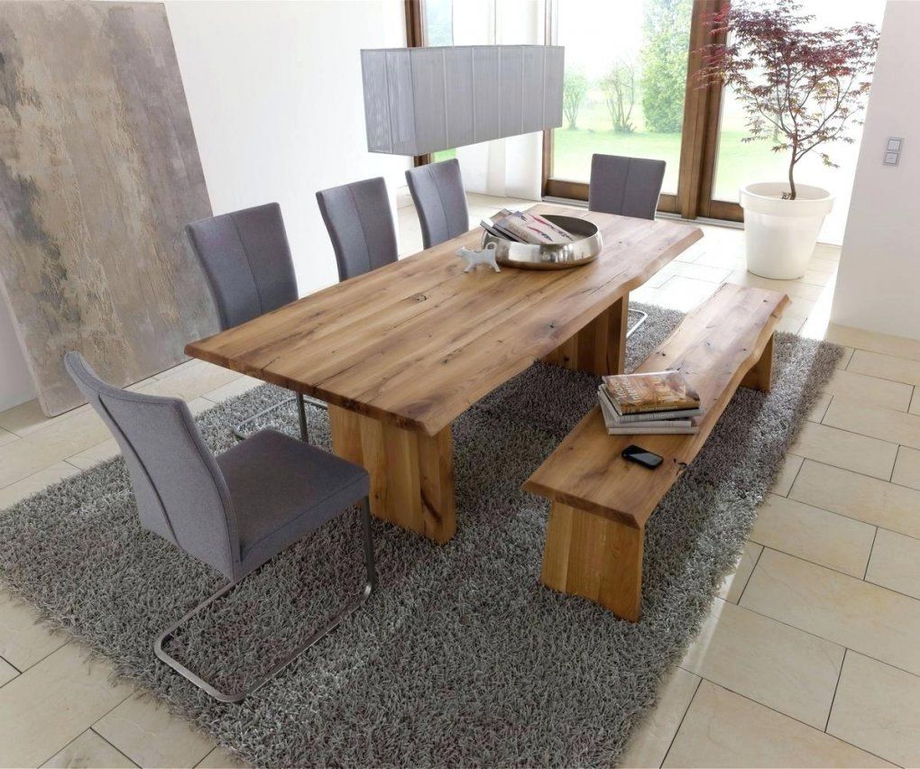 Metallfusse Tisch Esstisch Wildeiche Gealt Nett Echtholz Tisch von Ikea Esstisch Eiche Massiv Bild