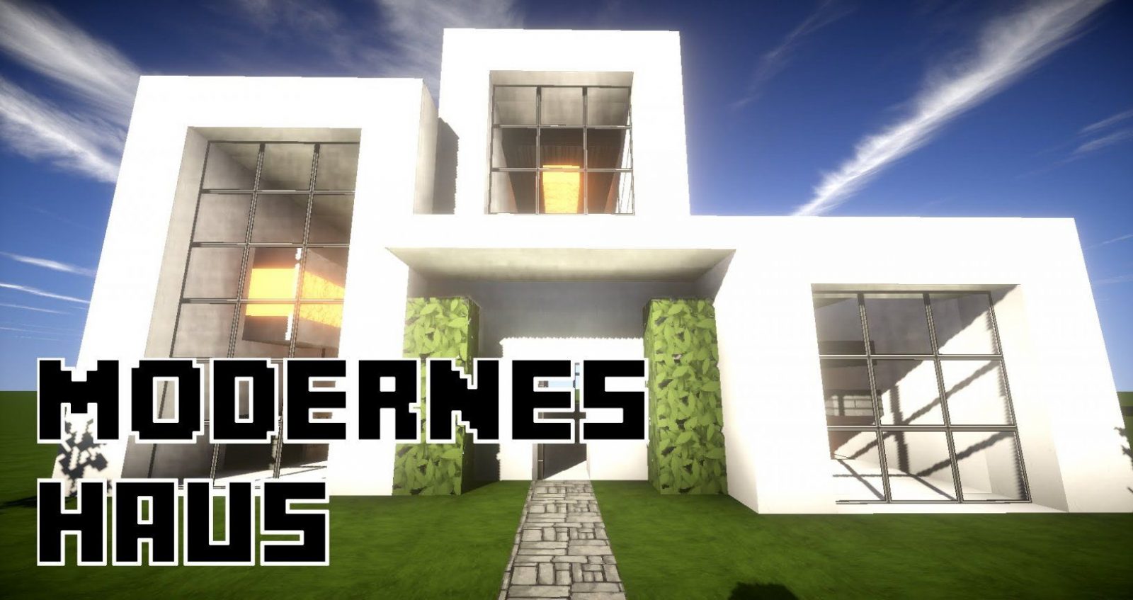 Minecraft Modernes Großes Haus Bauen 15X13  Tutorialanleitung 20 von Minecraft Haus Bauen Anleitung Bild