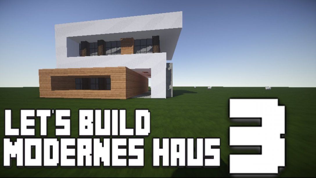 Minecraft  Modernes Haus Bauen 3 Tutorialanleitung [Hd]  Youtube von Minecraft Modernes Haus Bauplan Bild
