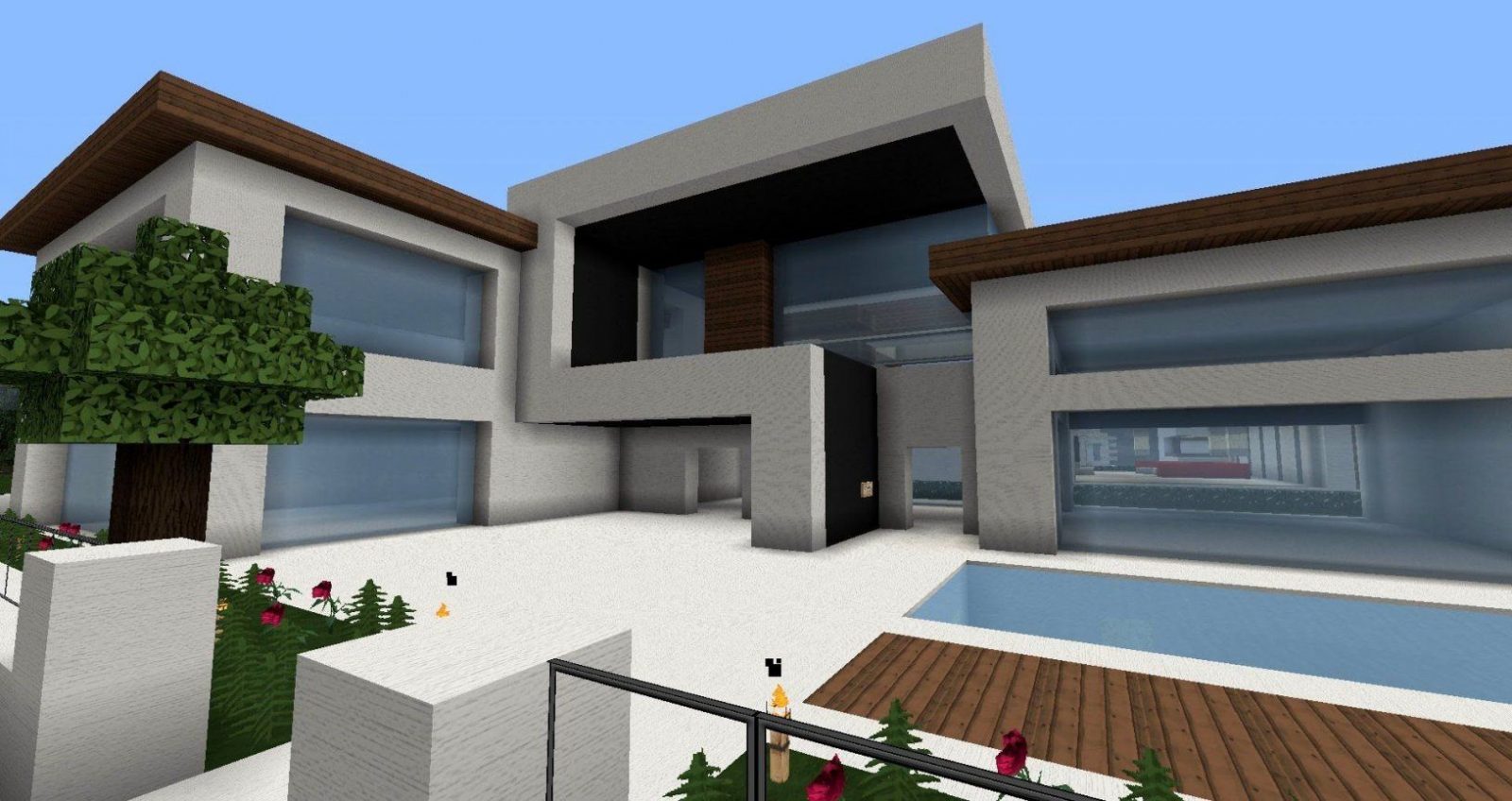 Moderne Minecraft Häuser Wolkenkratzer  Modernes Haus  Best von Minecraft Modernes Haus Bauplan Bild