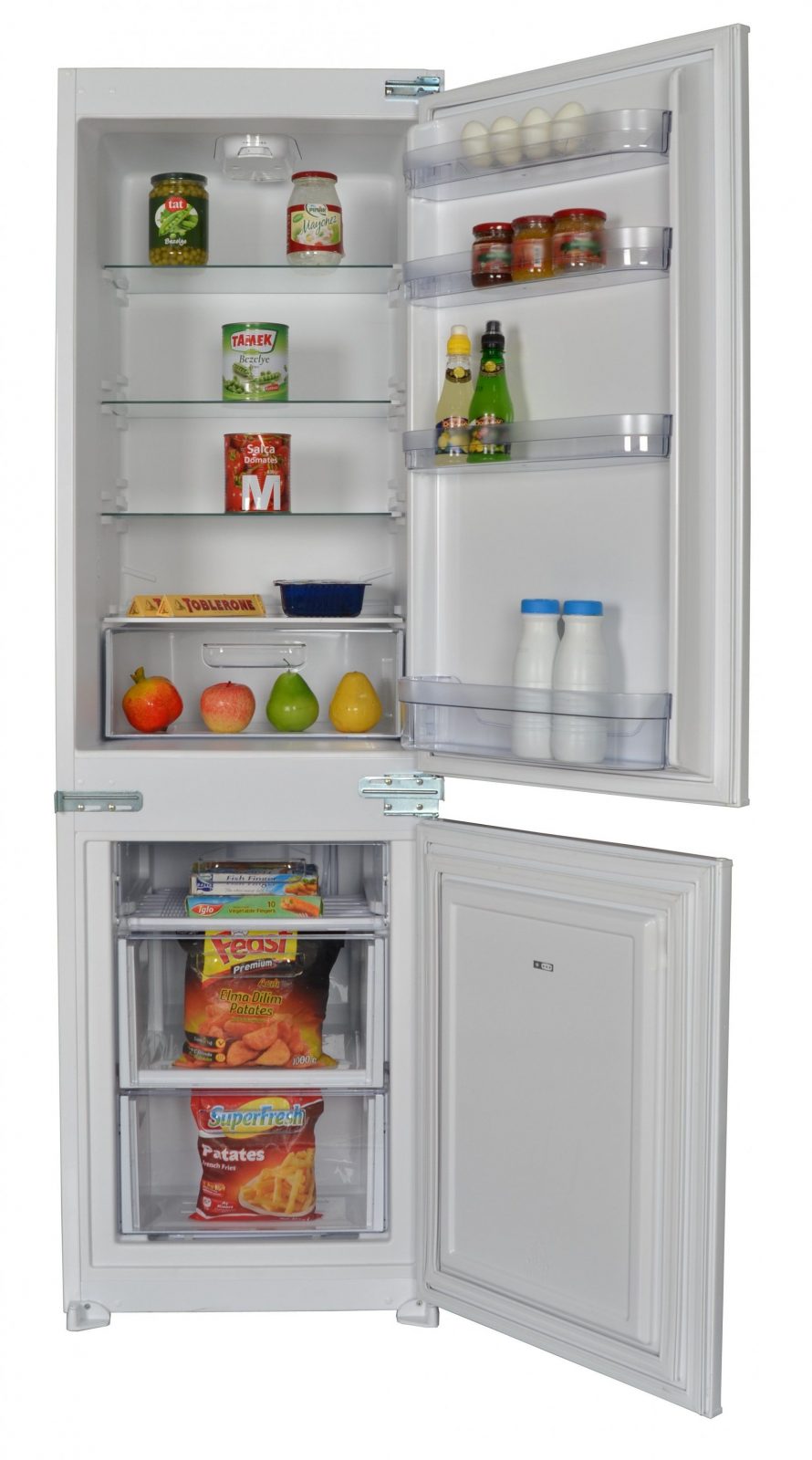 Respekta Einbau Kühlschrank Kühl Kombi Kombination Gefrierschrank von Einbaukühlschrank Ohne Gefrierfach 178 Cm Bild