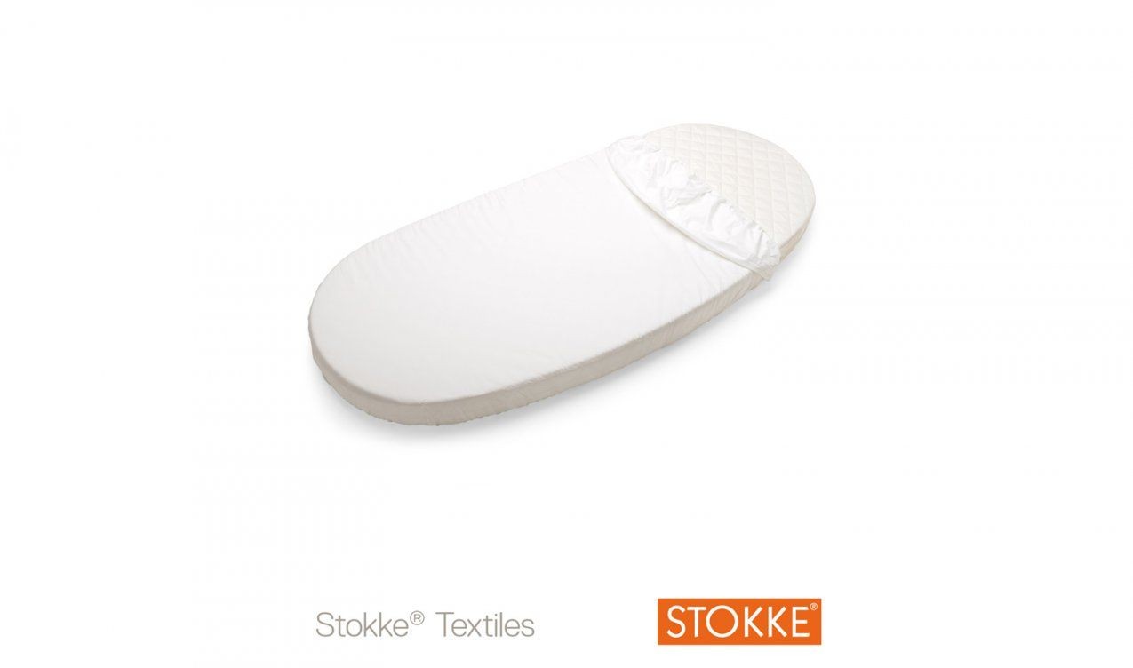 Stokke® Sleepi™ Junior Spannbettlaken  Green Living  Ökomöbel von Stokke Sleepi Junior Matratze Bild