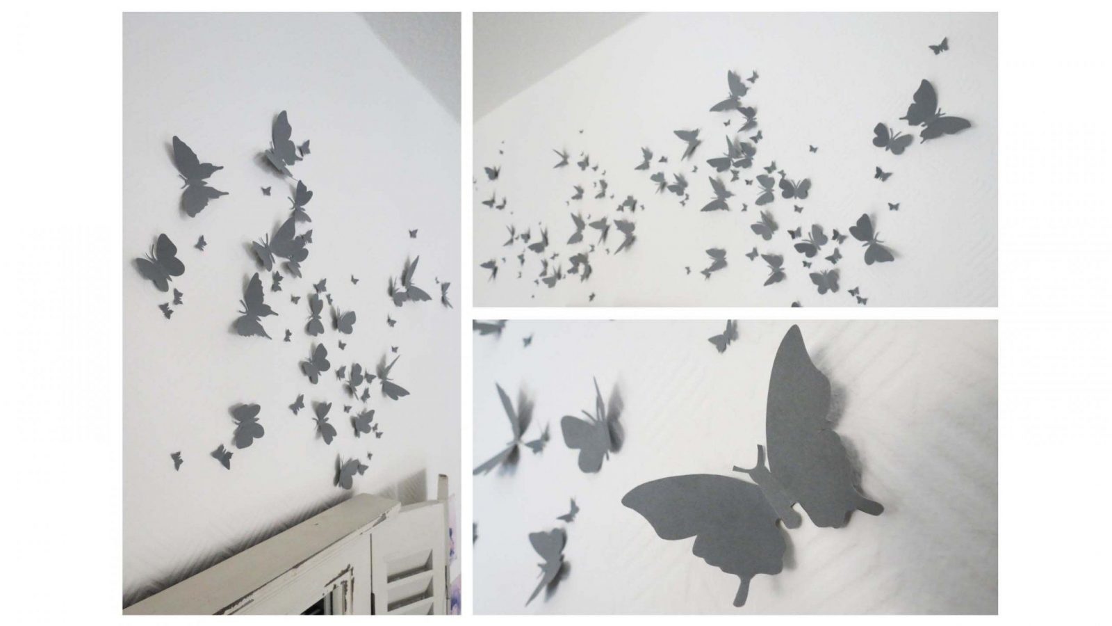 Wanddeko Aus Schmetterlingen * Butterfly Wall Decor [Eng Sub]  Youtube von Schmetterlinge Wanddeko Selber Machen Bild