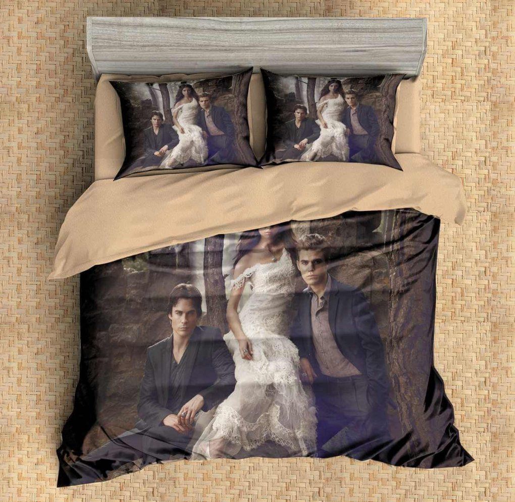 3D Customize The Vampire Diaries Bedding Set Duvet Cover Set Bedroom von The Vampire Diaries Bettwäsche Photo