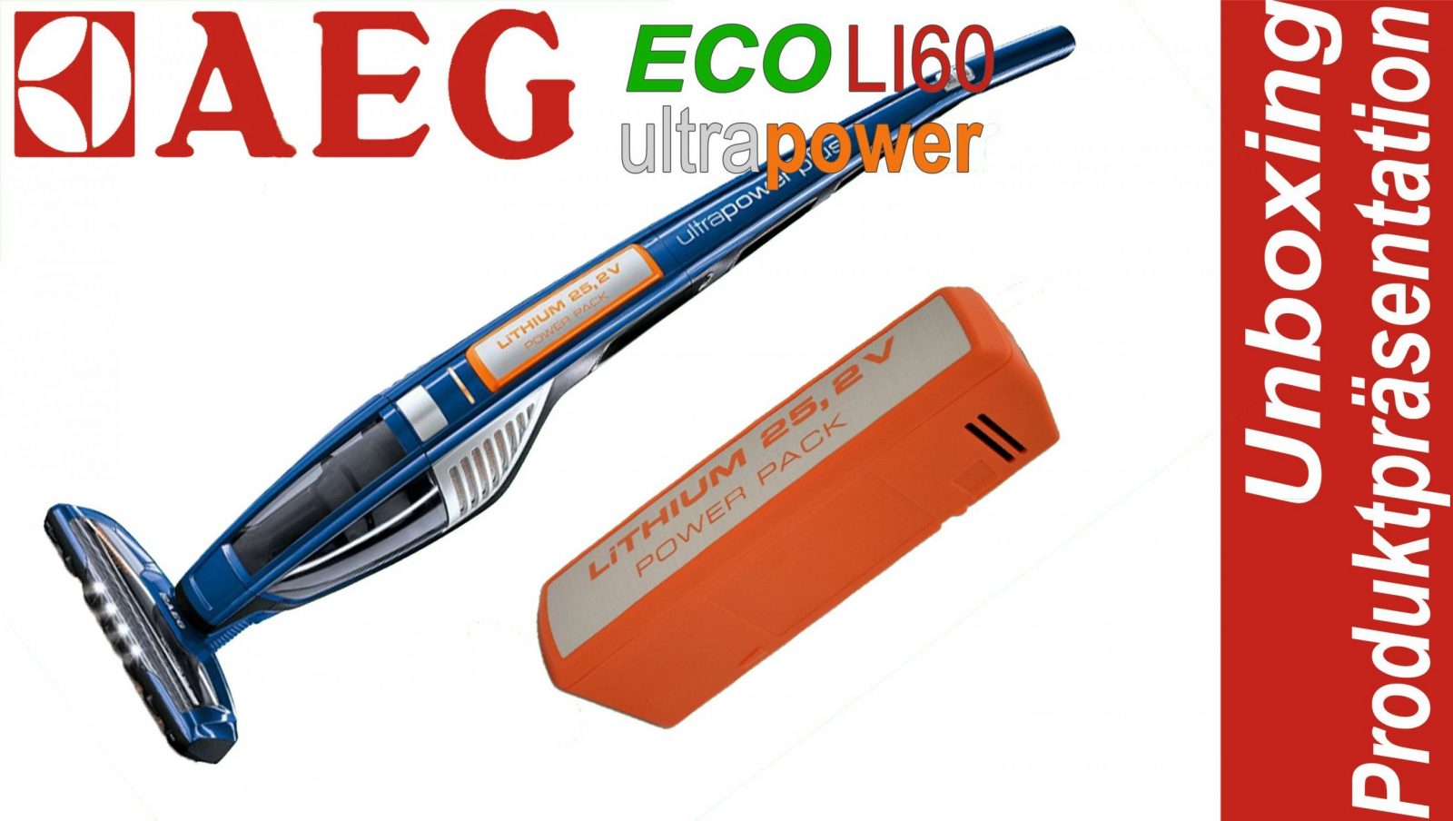 Aeg Eco Li60 Ultra Power Akkustaubsauger  Unboxing Und von Aeg Ultrapower Ag 5022 Bild