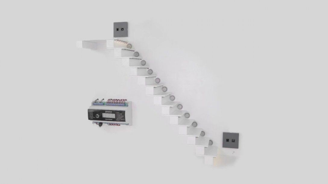 Automatische Sensorgesteuerte Ledtreppenbeleuchtung Aslt16 Pro D von Flur Und Treppenbeleuchtung Mit Bewegungsmelder Photo