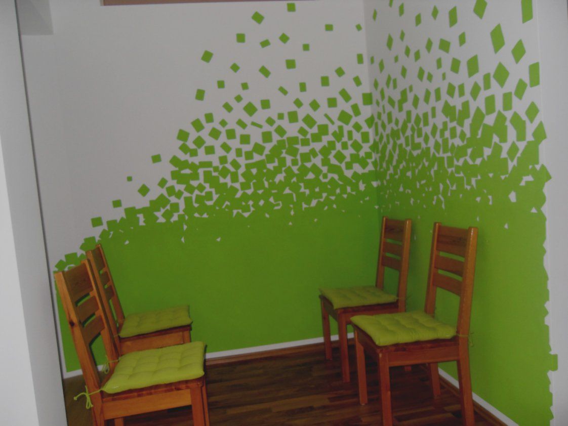 Awesome Von Wand Streifen Saubere Kanten Bei Zweifarbiger Streichen von Wand Streichen Streifen Abkleben Photo