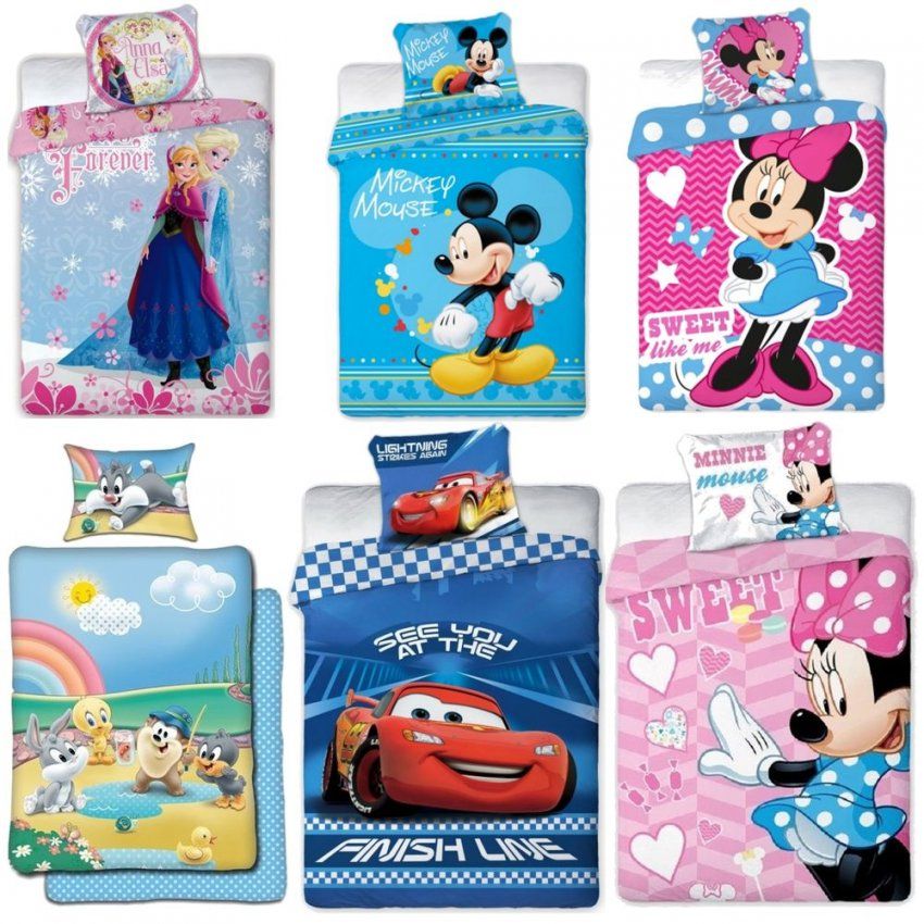 Baby Kinder Bettwäsche 100X135 Cm Frozen Minnie Mickey Winnie Pooh von Olaf Bettwäsche 100X135 Photo