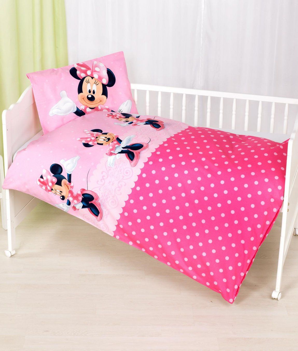 Babybettwäsche Garnitur Minnie Mouse Kaufen  Angela Bruderer von Bettwäsche Mini Maus Photo