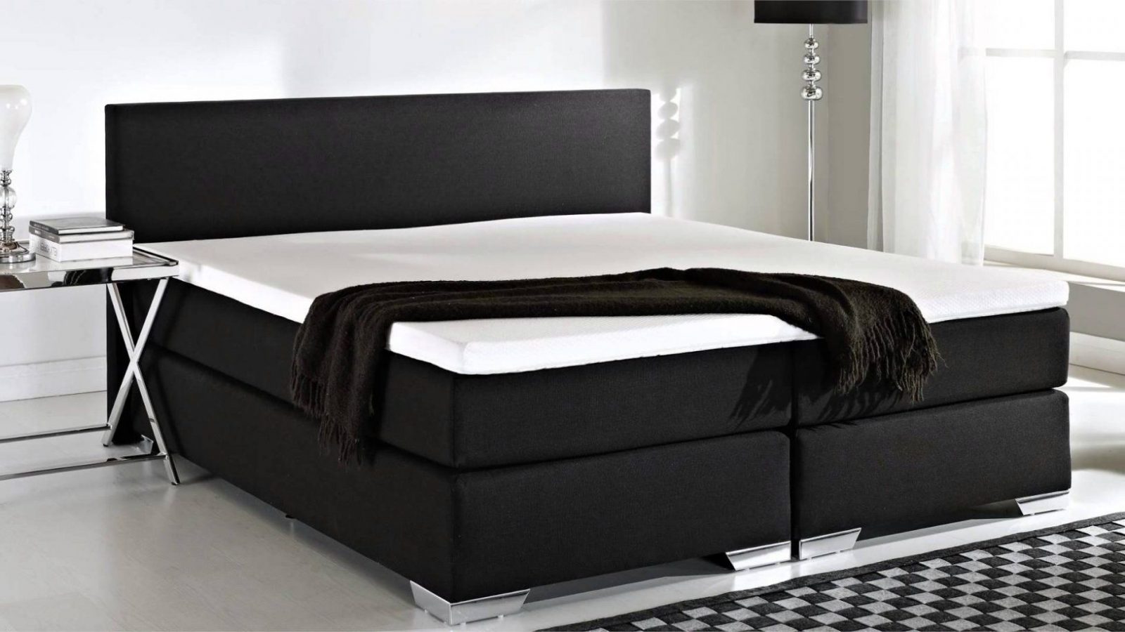 Beliani Box Spring Bed  Upholstered Bed  Super King Size von Boxspringbett King Size Photo