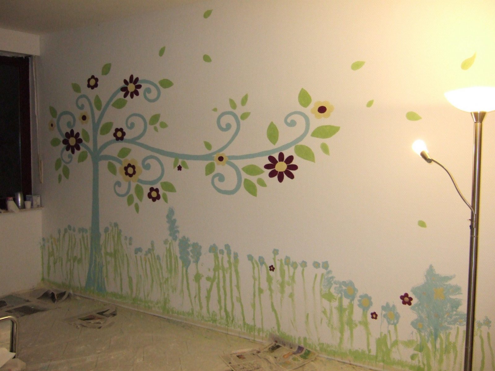 Bemerkenswerte Ideen Kinderzimmer Malen Und Phantasievolle von Wandbilder Kinderzimmer Selber Malen Bild