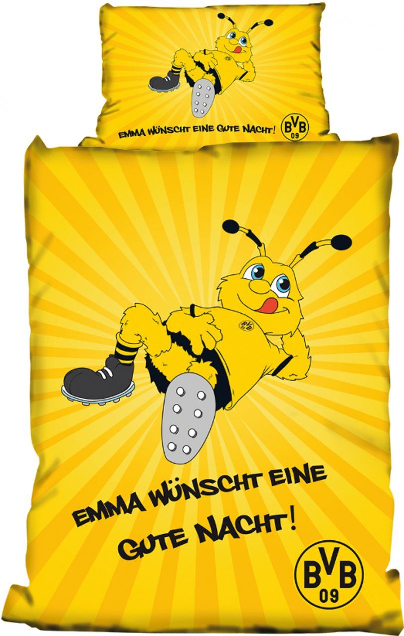 Borussia Dortmund Babybettwäsche Emma 100X135Cm von Bvb Bettwäsche 135X200 Photo