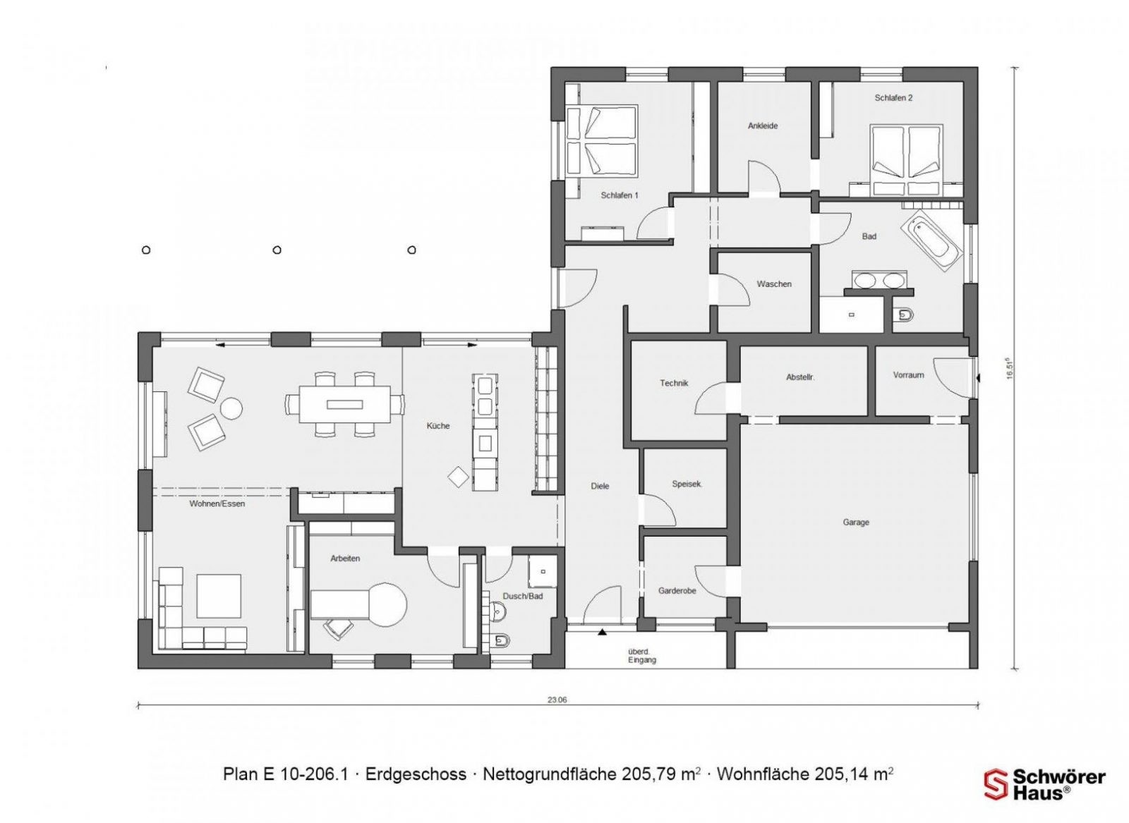 Bungalow In Lform  Bungalow And House von Haus L Form Grundriss Photo
