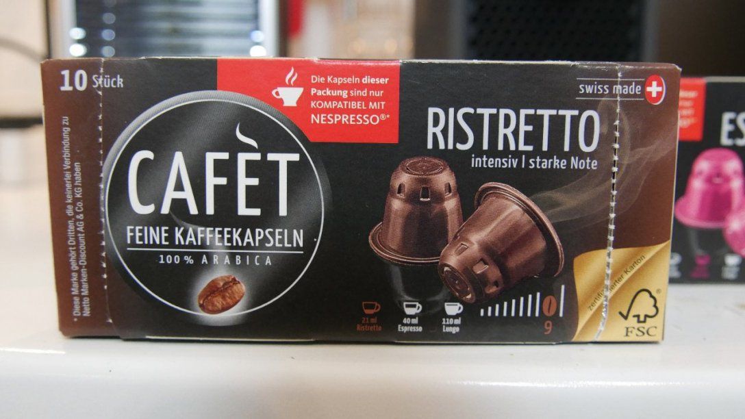 Cafèt Kaffeekapseln (Netto) Im Test 20  Kapselkaffee von Senseo Pads Angebot Netto Bild