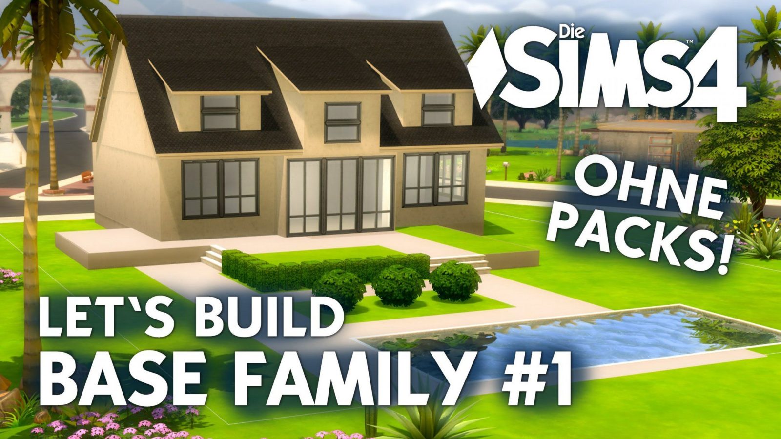 Die Sims 4 Haus Bauen Ohne Packs  Base Family 1 Grundriss von Sims 4 Häuser Bauen Ideen Bild