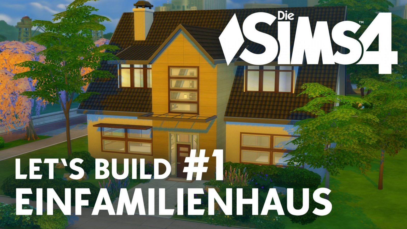 Die Sims 4 Let's Build Einfamilienhaus 1  Haus Bauen &amp; Eingang von Sims 4 Häuser Bauen Ideen Bild