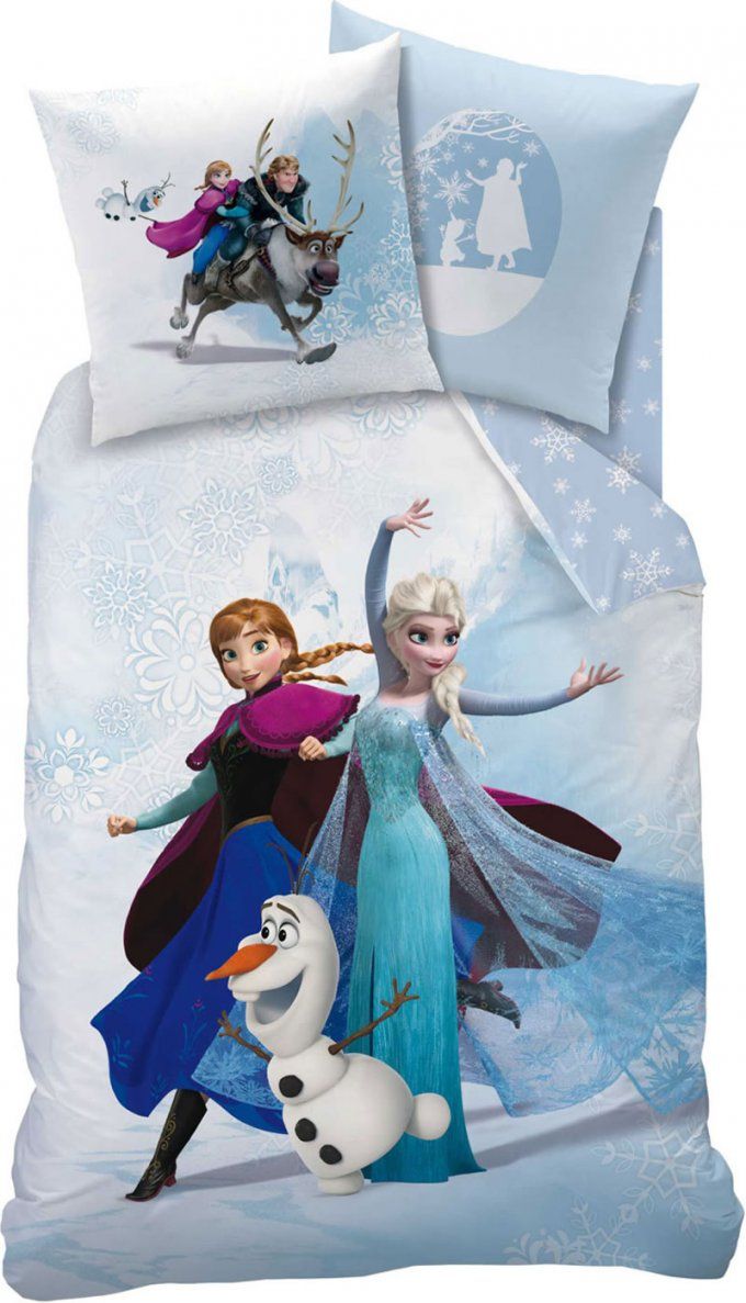 Disney Die Eiskönigin  Frozen Biberbettwäsche Enjoy Bei Papiton von Biber Bettwäsche Eiskönigin Bild