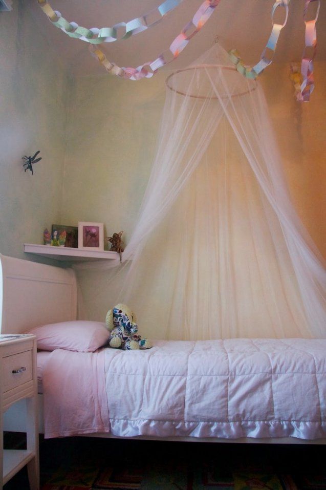 Diy Ideen Wie Sie Einen Baldachin Im Kinderzimmer Selber Machen von Betthimmel Kinderbett Selber Machen Bild
