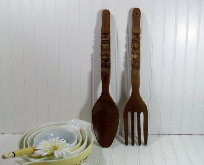 Download Giant Fork And Spoon Wall Decor  Vsanctuary von Large Fork And Spoon Bild