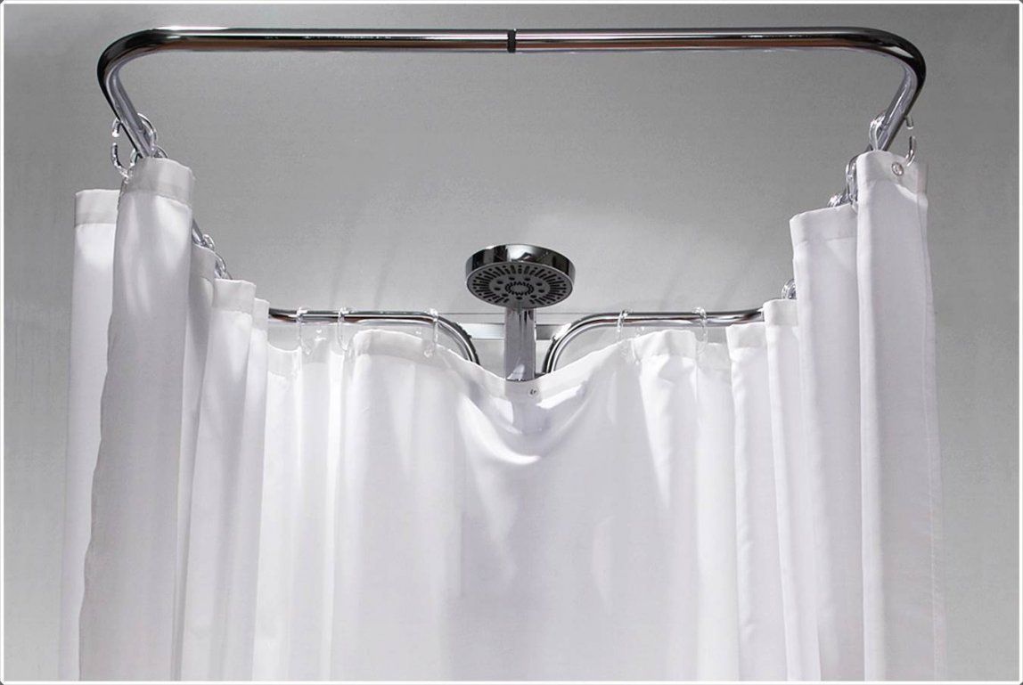 Duschvorhangstange Badewanne Ohne Bohren  Home Referenz von Duschvorhang Für Badewanne Ohne Bohren Photo