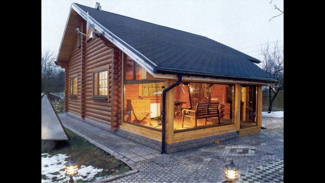 Ein Kleines Holzhaus Selber Bauen Aus Nur Holz Und Holzleim  Youtube von Blockhaus Selber Bauen Kosten Photo
