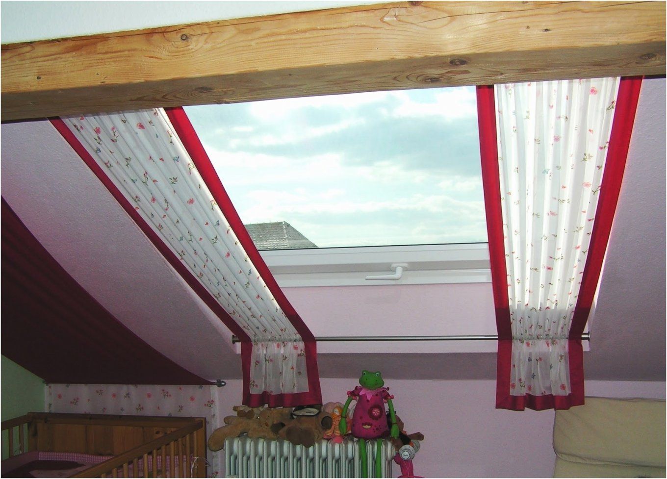 Gardinen Exzellent Gardinen Für Dachschrägen Gemütlich Gardinen von Gardinen Für Dachfenster Selber Nähen Bild