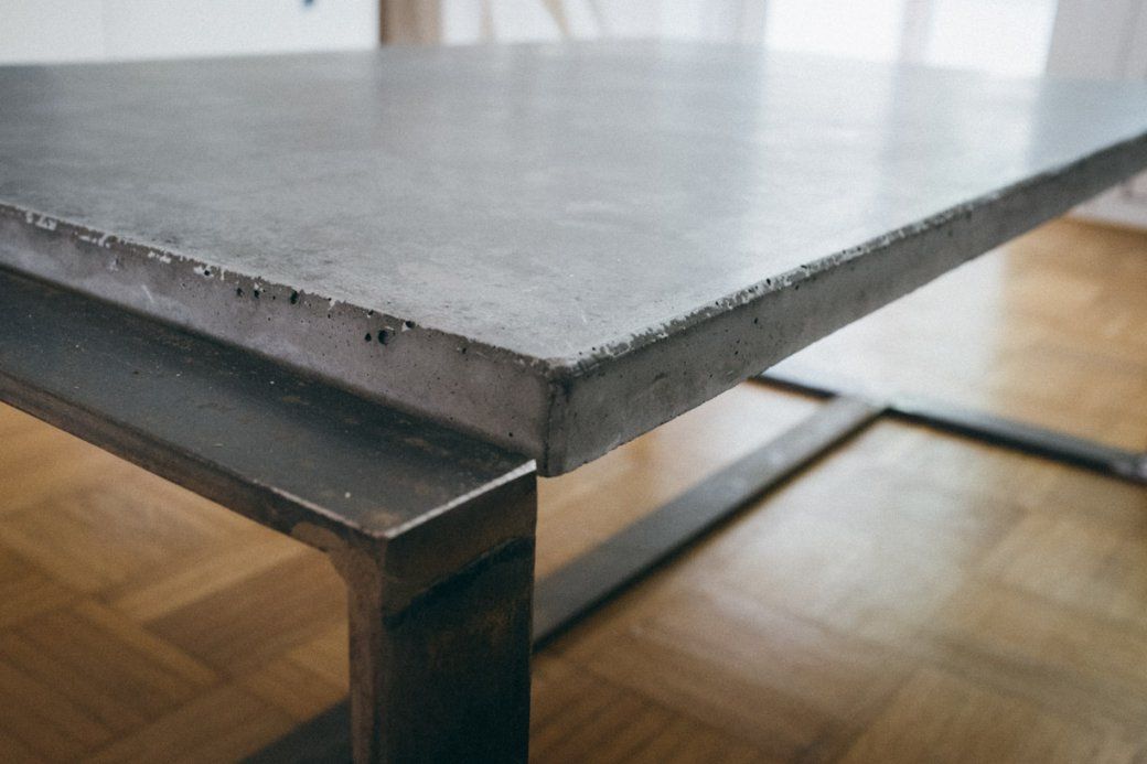 Ghostbastlers – Tischplatte Aus Beton von Couchtisch Beton Selber Machen Bild