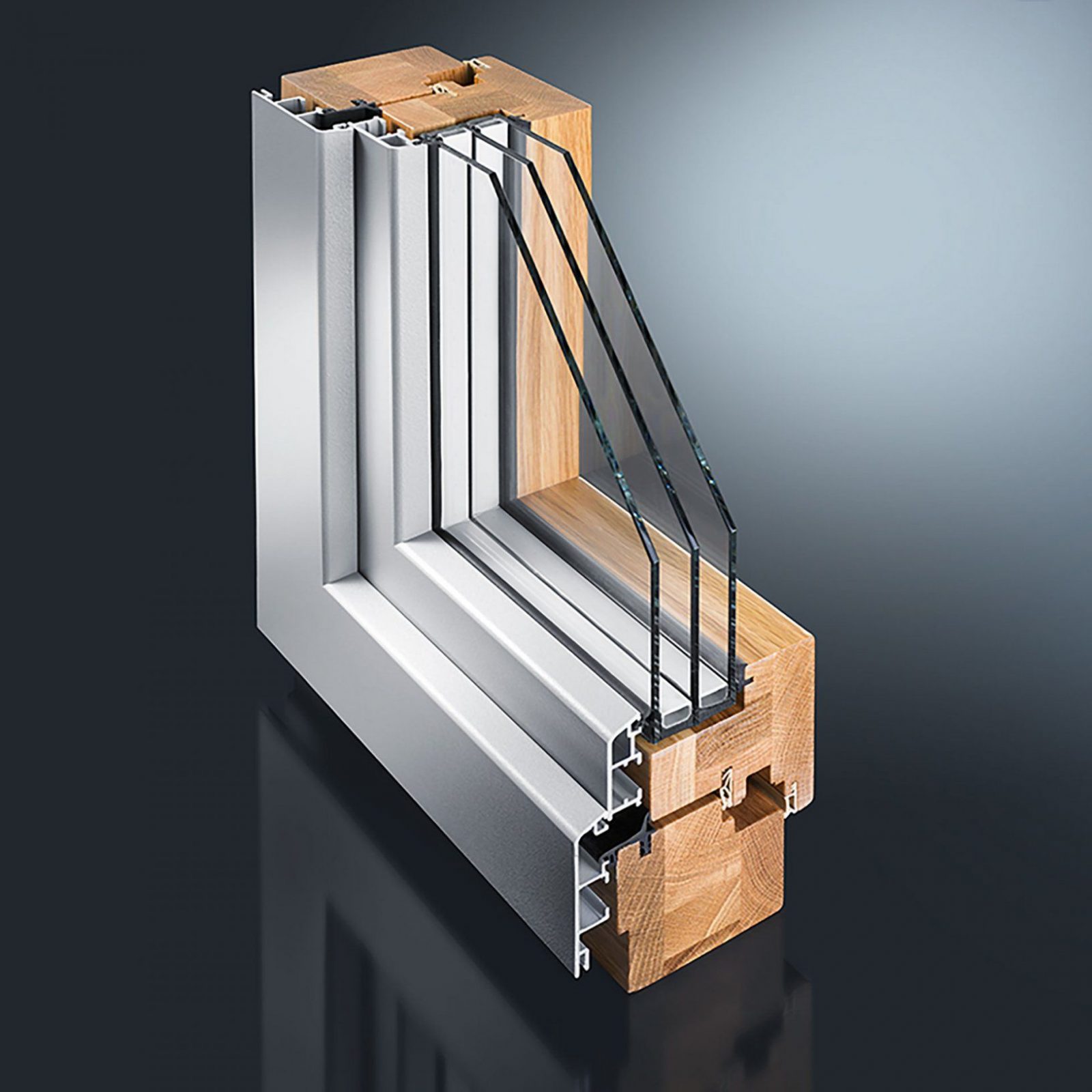 Gutmann Mira  Holzaluminium Fenster &amp; Türsystem von Holz Alu Fenster Hersteller Vergleich Bild