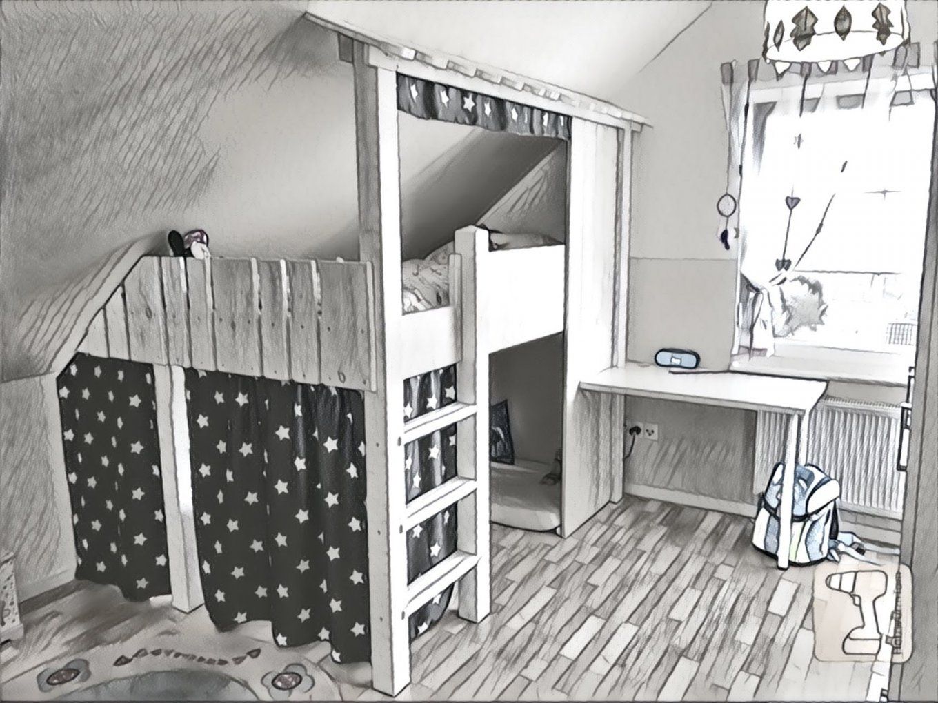 Holzwurmtom Videobaubericht  Ein Tolles Hochbett Für Kinder von Hochbett Für Kinder Selber Bauen Bild