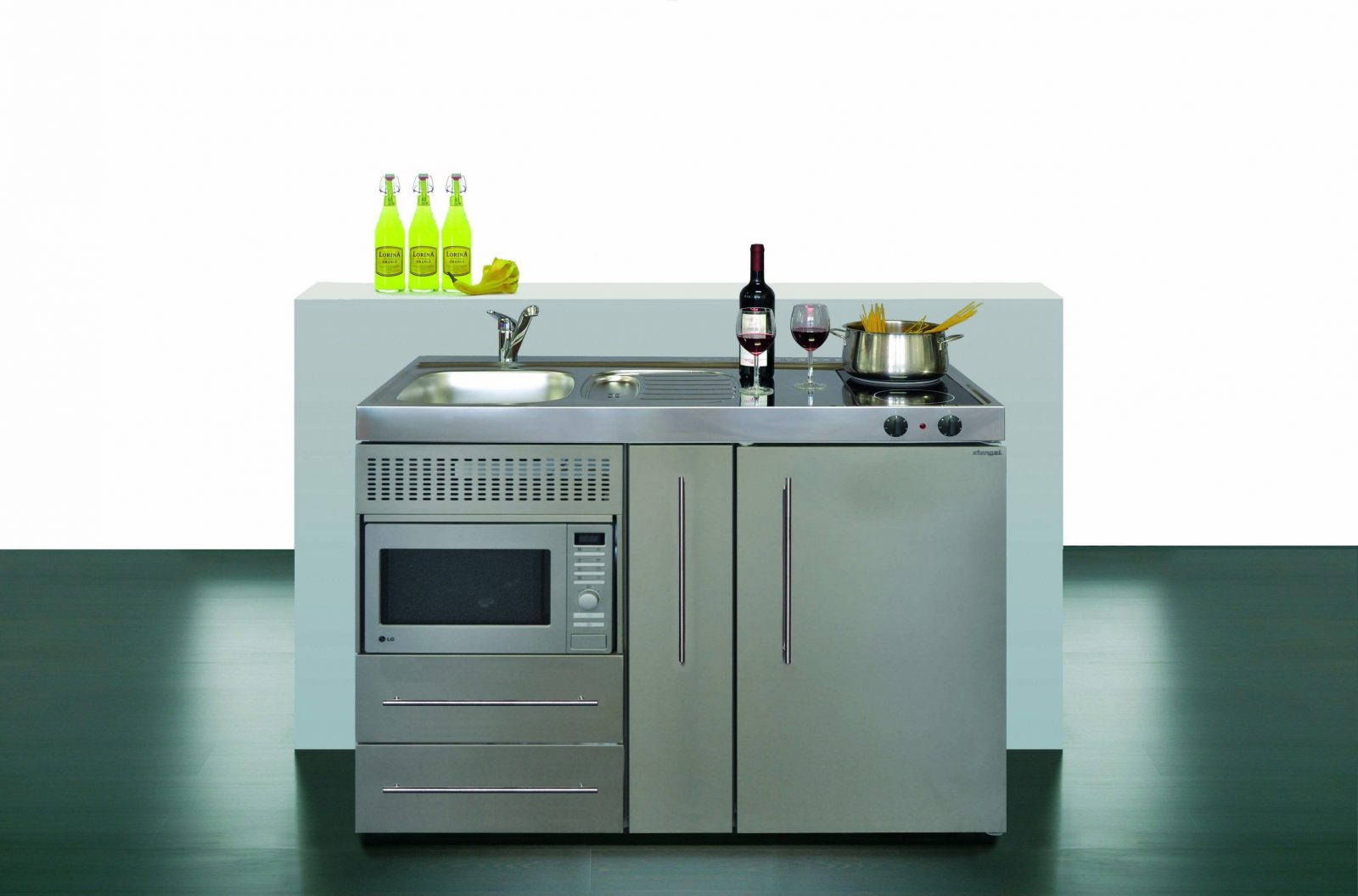 Igo  Miniküchen Singleküchen Designgrills &amp; Innovationen Aus von Pantryküche Mit Kühlschrank 120 Photo
