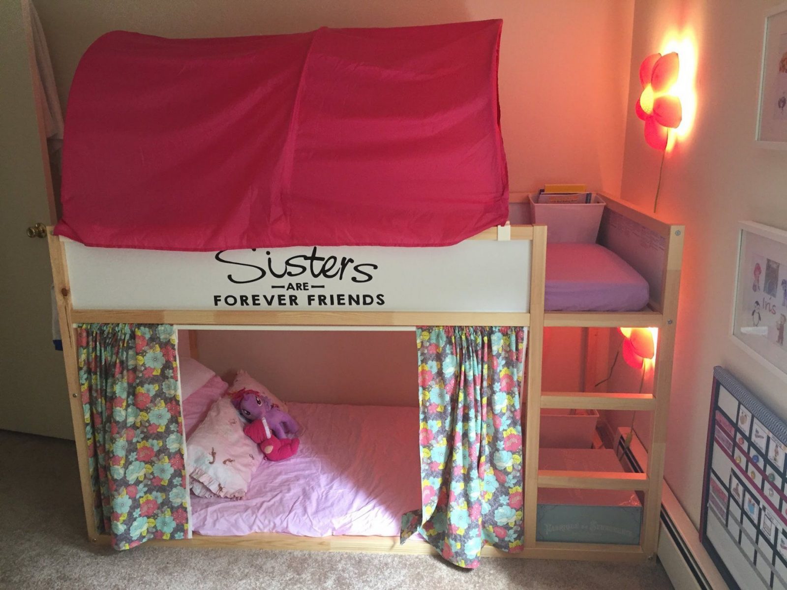 Ikea Girls Kura Bunk Beds Set Up Youtube Ikea Kura Loft Bed von Kinderbettwäsche 100X135 Ikea Bild