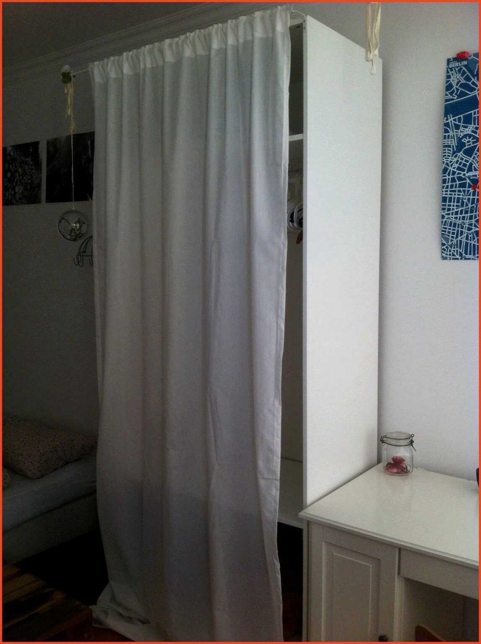Ikea Schrank Mit Vorhang Amazing Gebraucht Pax Ikea Kleiderschrank von Kleiderschrank Mit Vorhang Statt Türen Bild