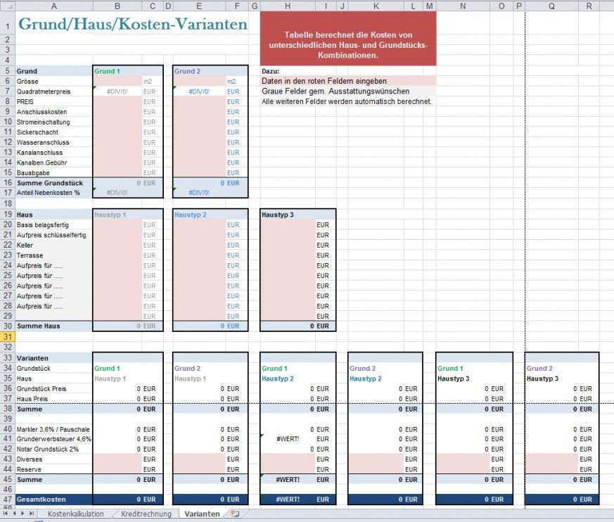 Kalkulationen Für Den Hausbau – Hausbau Tagebuch von Hausbau Kosten Kalkulieren Excel Bild