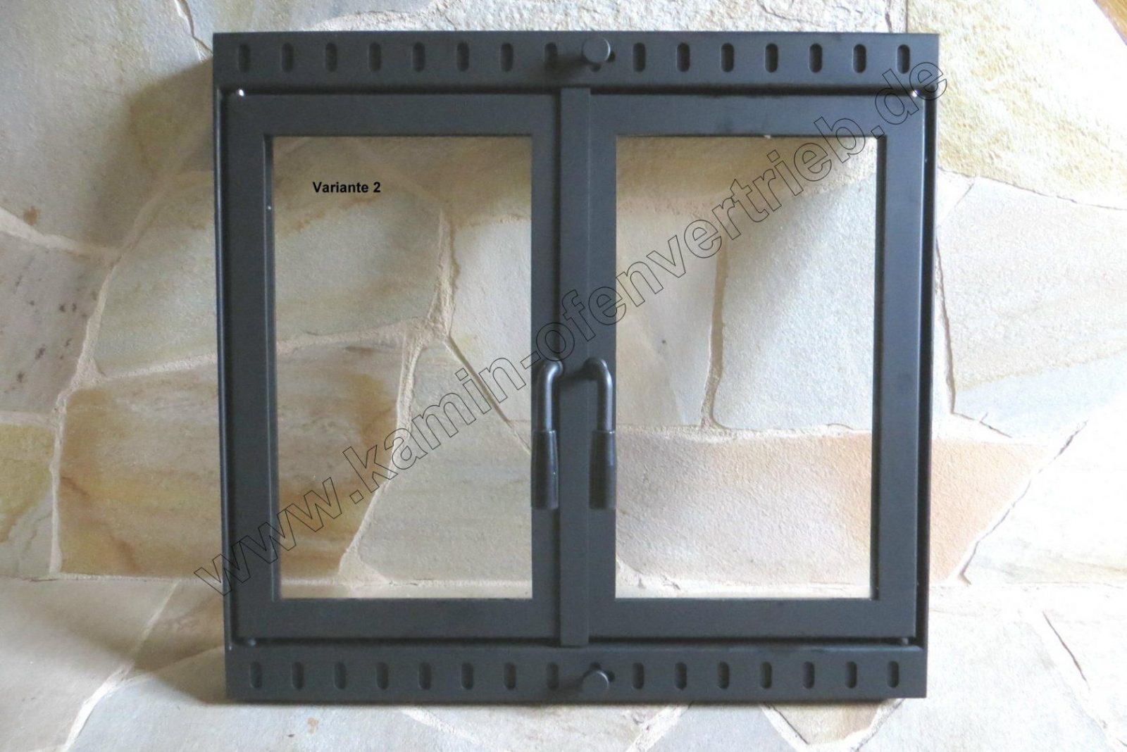Kamintüren Kamintür Für Offenen Kamin Mit Glas  Sichtfenster Und von Funkenschutz Aus Glas Für Offenen Kamin Bild