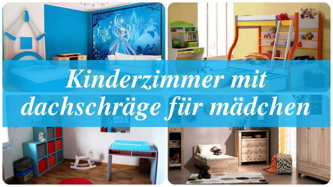 Kinderzimmer Mit Dachschräge Für Mädchen  Youtube von Kinderzimmer Mit Dachschräge Einrichten Photo