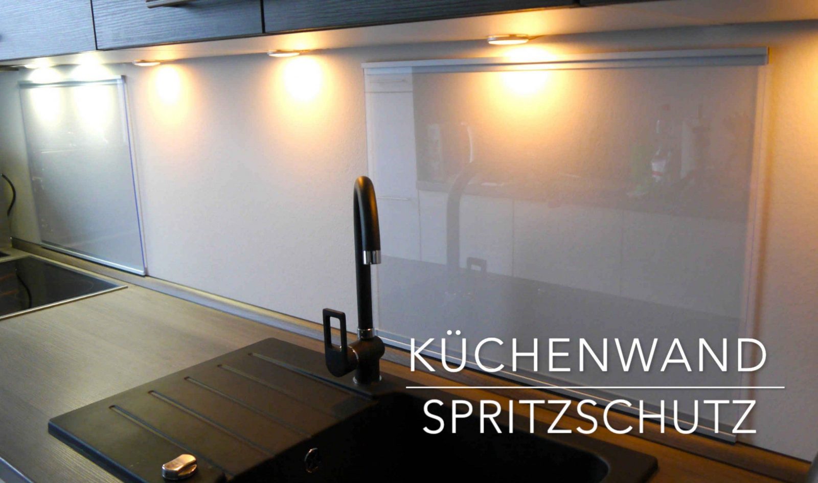Küchen Wand Spritzschutz Aus Plexiglas  Selber Bauen  Anleitung von Spritzschutz Küche Plexiglas Selber Machen Bild