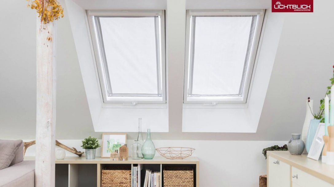 Lichtblick Dachfenster Sonnenschutz Ohne Bohren Mit Saugnapf von Roto Dachfenster Plissee Ohne Bohren Bild