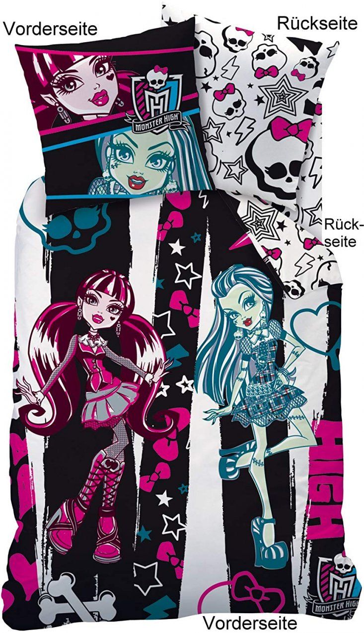 Monster High Full Size Bettwaesche Set  Dibinekadar Decoration von Monster Energy Bettwäsche Bild