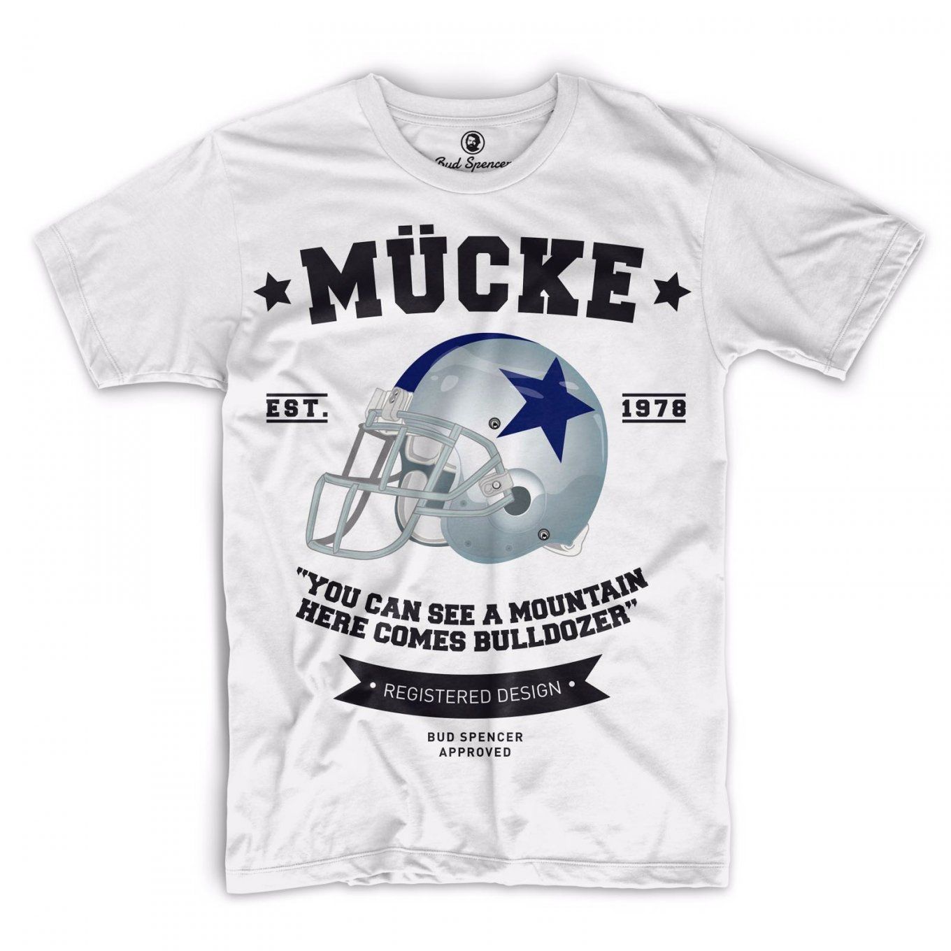Mücke  Bulldozer  Tshirt (White)  Bud Spencer®  Bud Spencer von Bud Spencer Mücke 63 Photo