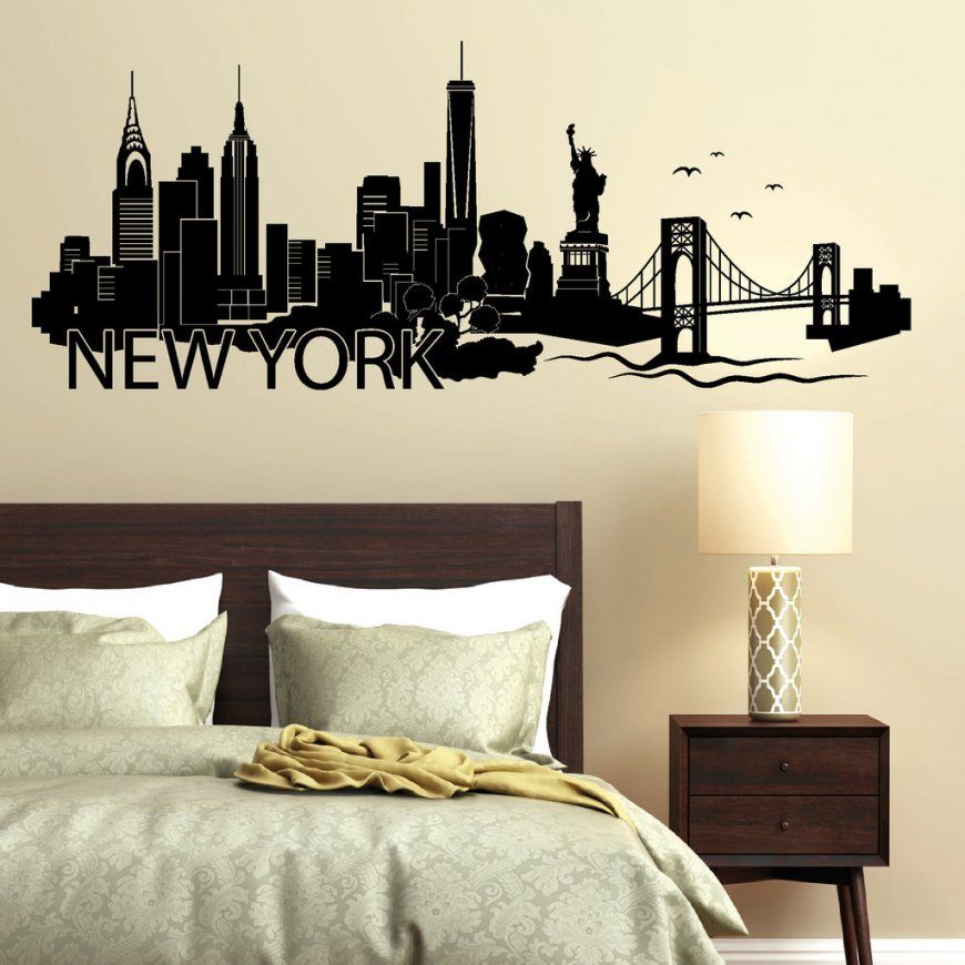 New York&quot; Skyline  Wandtattoo von Skyline New York Wandtattoo Bild