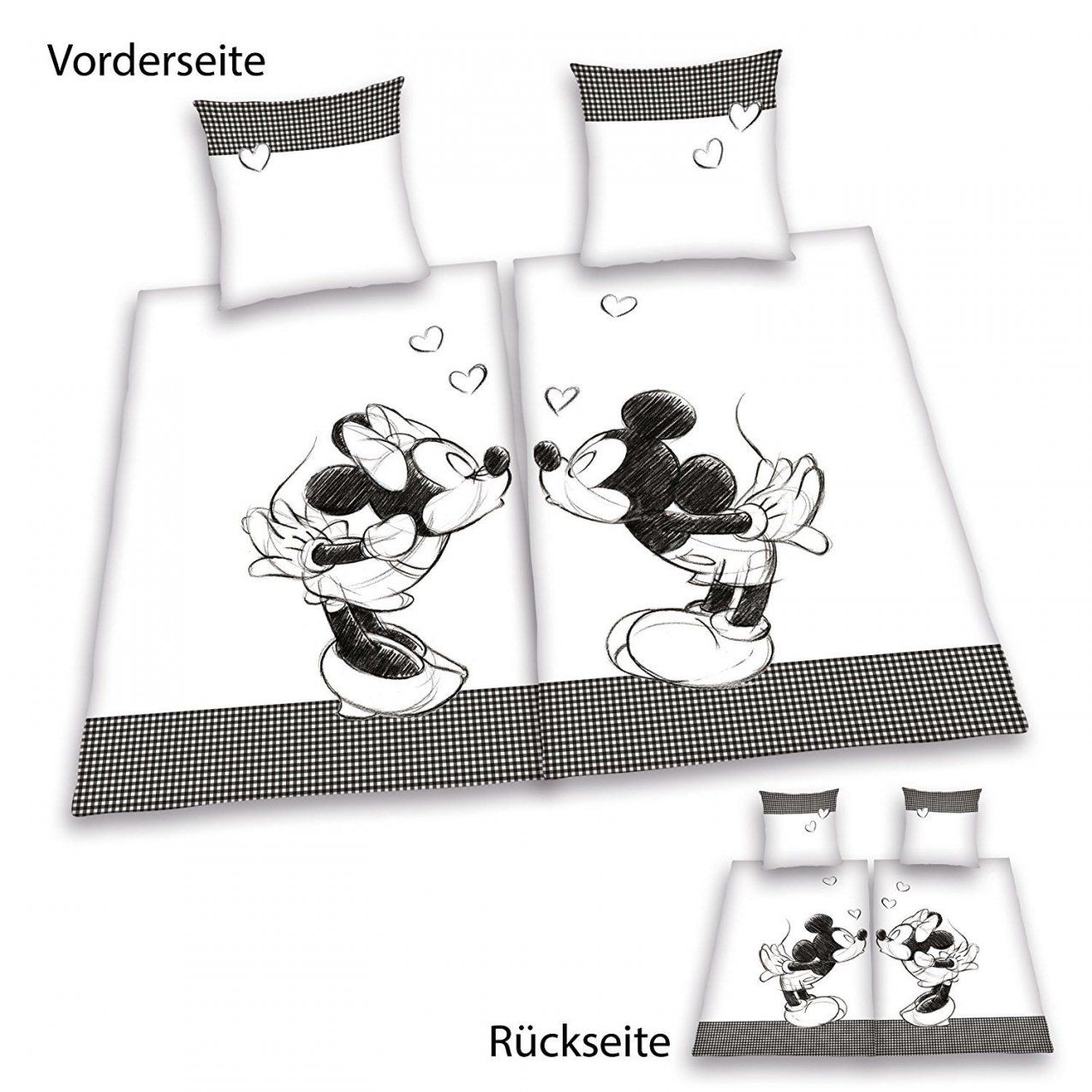 Partner Bettwäsche Mickey Mouse Und Minnie Mouse Doppelpack 1 X von Baby Bettwäsche Mickey Mouse Bild
